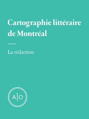 cover image of Cartographie littéraire